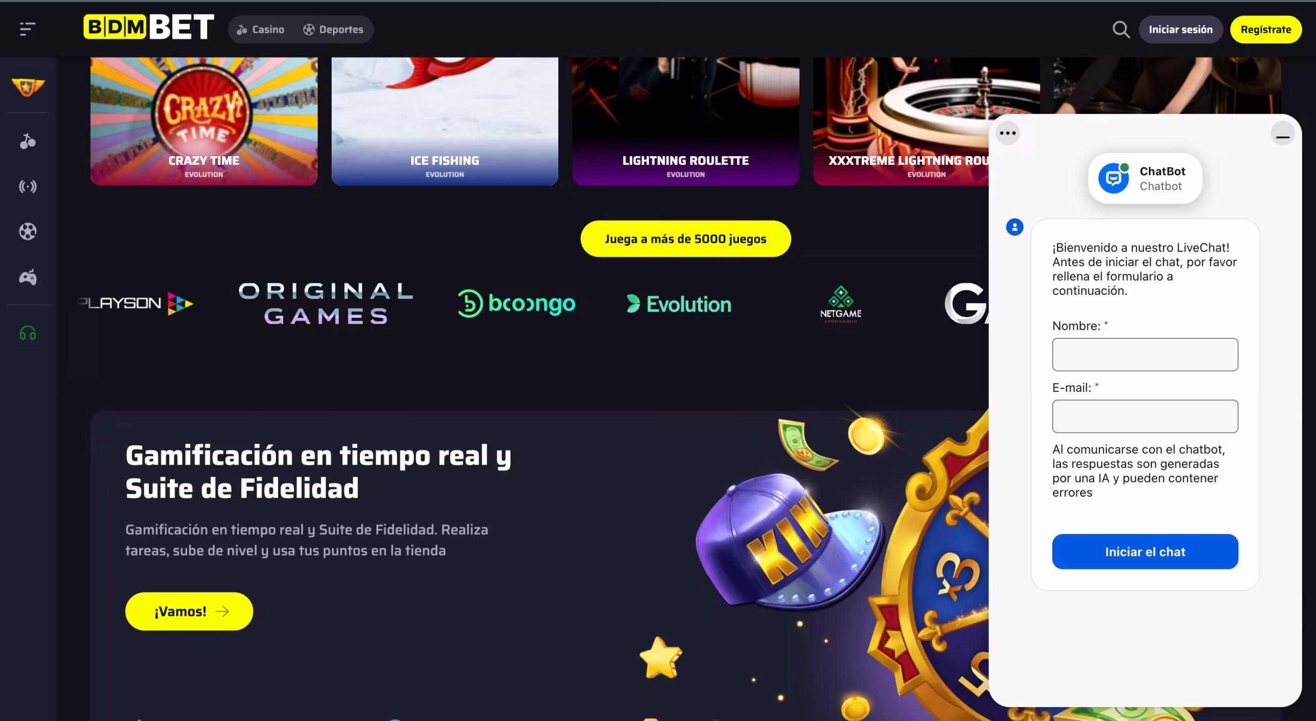 Soporte al Cliente en BDMbet